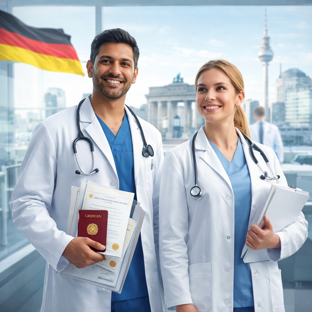 Релокация врачей в Германию: полная карта лицензирования, подтверждения диплома и переезда