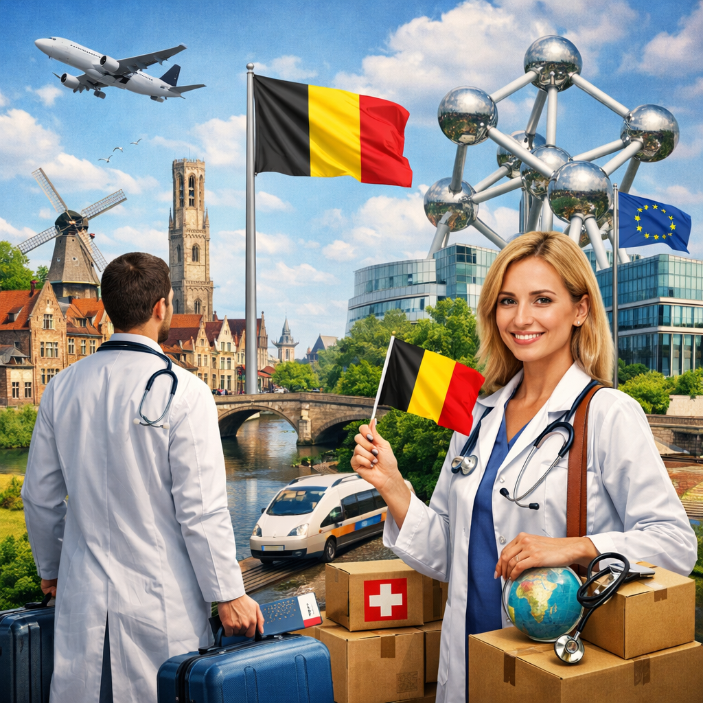 Релокация врачей в Бельгию: полная карта лицензирования, подтверждения диплома и переезда