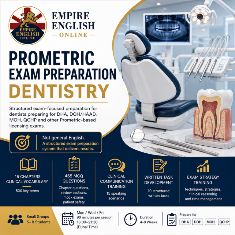 Prometric Exam Preparation — Dentistry